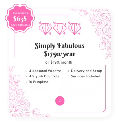 Simply Fabulous $1750 / Year (Save $638 Annually) or $199 / Month